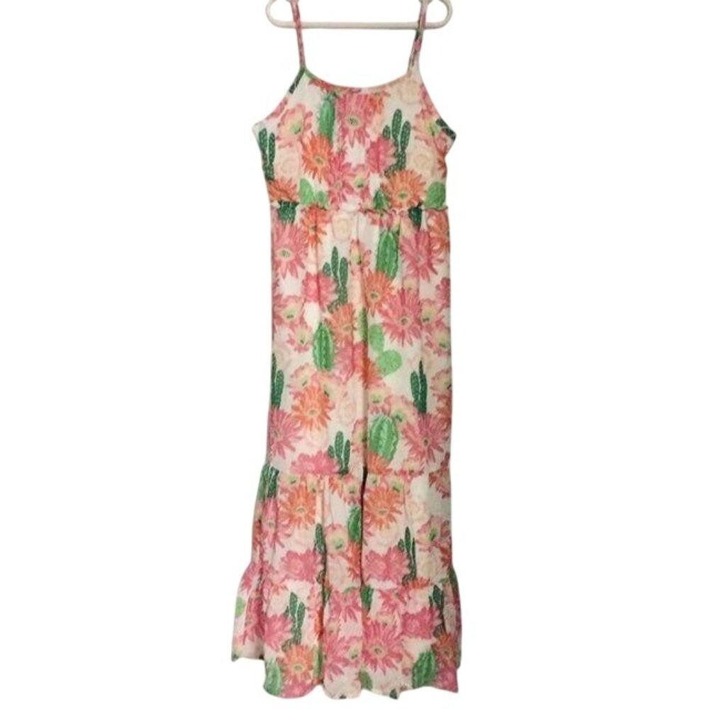 The Childrens Place Dress Girls XL 14 NEW Floral Long Maxi Easter Casual Summer